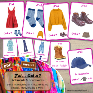 J&rsquo;ai… Qui a ? – Vêtements & Accessoires
