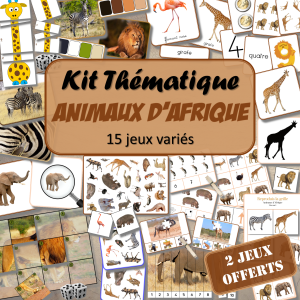 Kit thématique – Animaux d&rsquo;Afrique