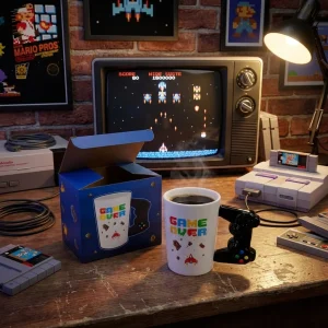 Mug Game Over – Poignée Manette Gamer