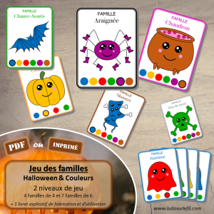 Jeu des familles – Halloween & Couleurs