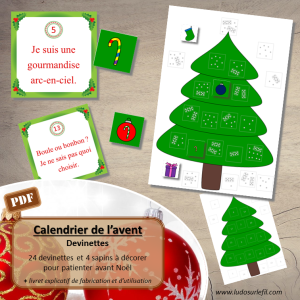 Calendrier de l&rsquo;avent – Devinettes