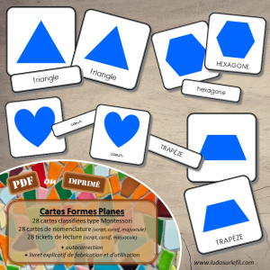 Cartes Formes Planes