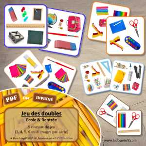 Jeu des doubles – Ecole & Rentrée