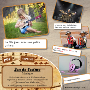 Jeu de lecture – Musique