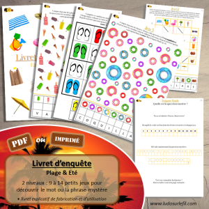 Livret d&rsquo;enquête – Plage & Eté