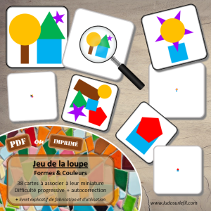 Jeu de la loupe – Formes et Couleurs