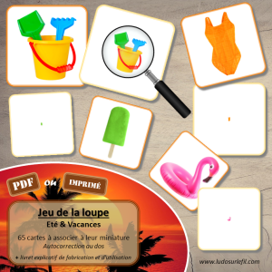 Jeu de la loupe – Eté et Vacances