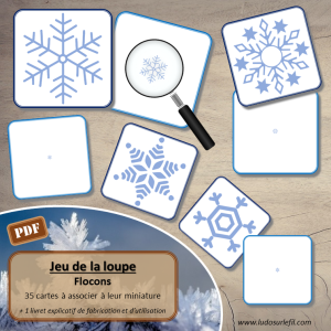 Jeu de la loupe – Flocons
