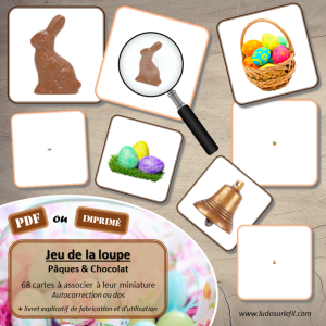 Jeu de la loupe – Pâques & Chocolat
