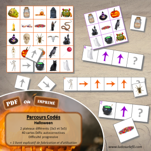 Suis les parcours codés – Halloween