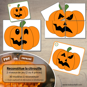 Reconstitue la citrouille