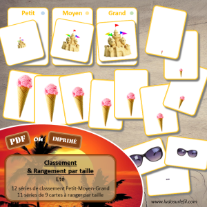 Classement et Rangement par taille – Eté