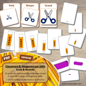 Classement et Rangement par taille – Ecole & Rentrée