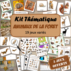 Kit thématique – Animaux Forêt & Campagne