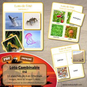 Loto combinable – Eté