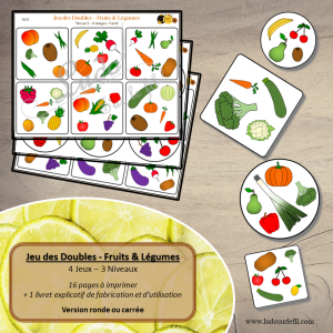 Jeux des Doubles – Fruits & Légumes