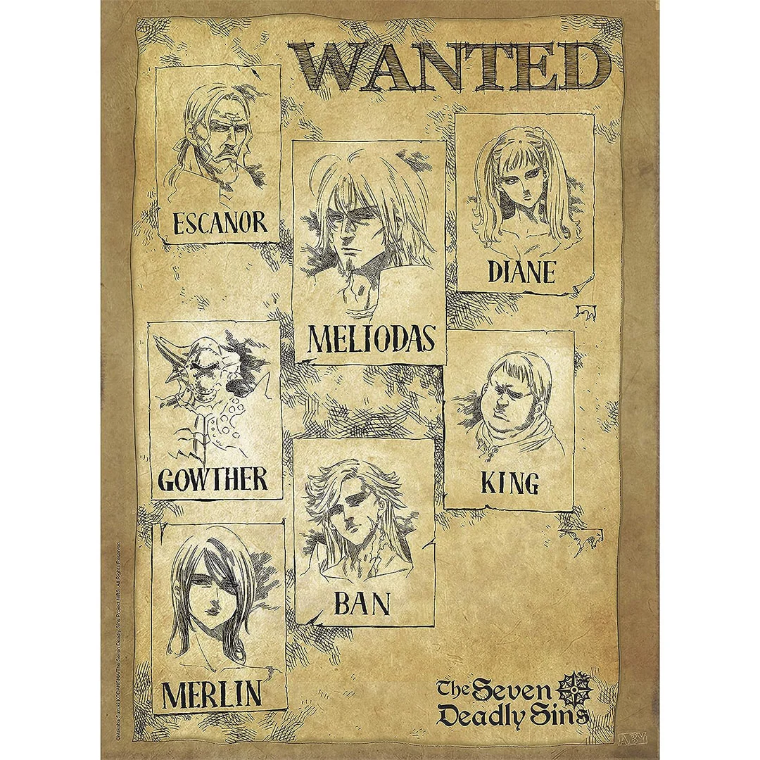 The Seven Deadly Sins - Poster - Wanted